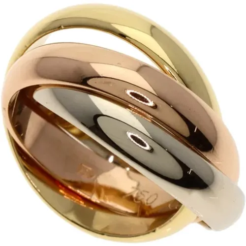 Pre-owned Jewellery, female, , Size: ONE SIZE Pre-owned Rose Gold rings - Cartier Vintage - Modalova