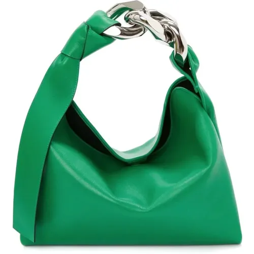 Stylish Small Chain Hobo Shoulder Bag , female, Sizes: ONE SIZE - JW Anderson - Modalova