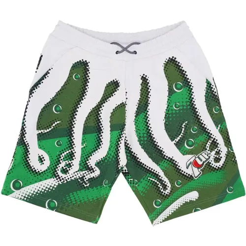 Casual Shorts, male, , Size: L Swirl Sweatshorts White - Octopus - Modalova