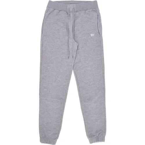 Leichte Jogger Trainingshose Heather Grey/Schwarz , Herren, Größe: L - new era - Modalova