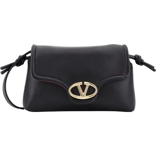 Luxurious Leather Shoulder Bag , female, Sizes: ONE SIZE - Valentino Garavani - Modalova
