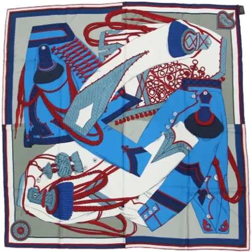 Pre-owned Scarves, female, , Size: ONE SIZE Pre-owned Silk scarves - Hermès Vintage - Modalova