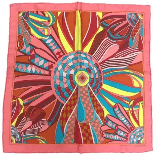 Pre-owned Scarves, female, , Size: ONE SIZE Pre-owned Silk scarves - Hermès Vintage - Modalova