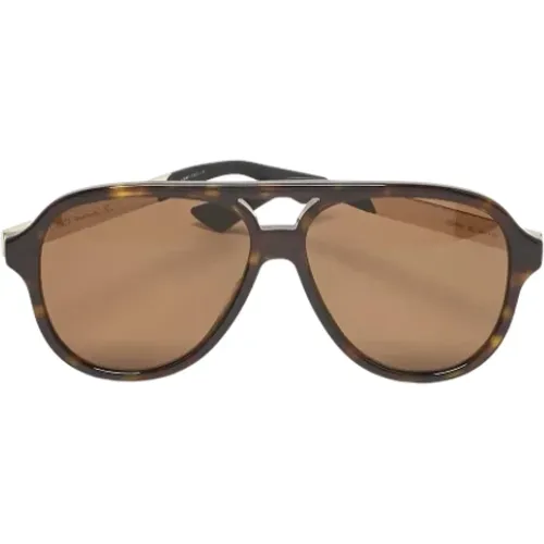 Pre-owned Accessories, female, , Size: ONE SIZE Pre-owned Acetate sunglasses - Gucci Vintage - Modalova