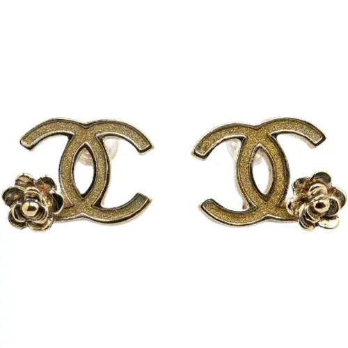 Pre-owned Jewellery, female, , Size: ONE SIZE Pre-owned Metal earrings - Chanel Vintage - Modalova