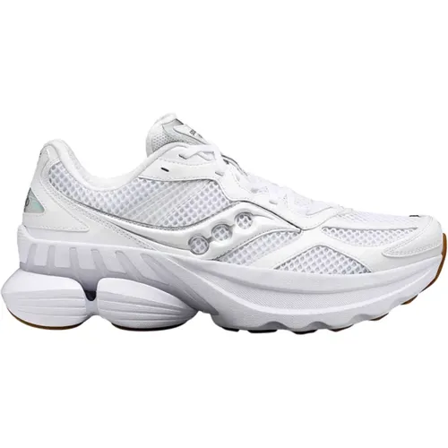 Weiße Grid Nxt Sneakers , Damen, Größe: 37 EU - Saucony - Modalova