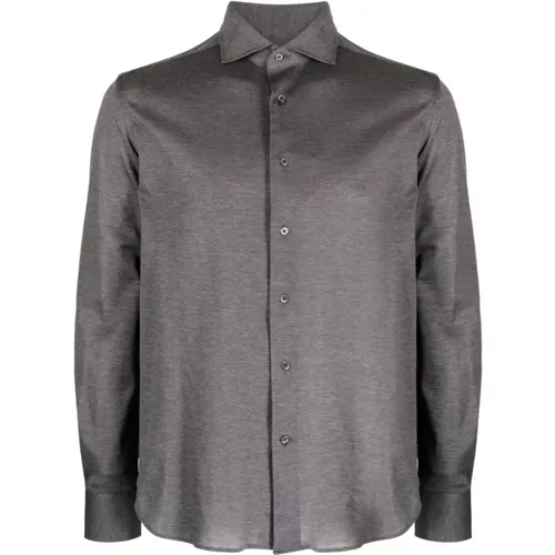 Cotton shirt , male, Sizes: 4XL, 3XL - Corneliani - Modalova