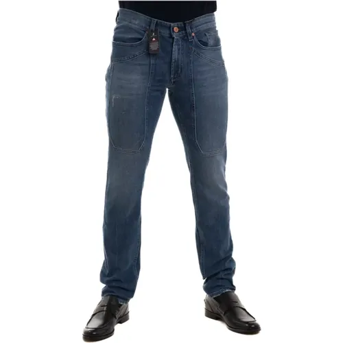 Denim Five Pocket Jeans Made in Italy - Jeckerson - Modalova