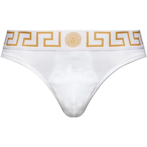 Cotton thongs , male, Sizes: M, L, 2XL, XL, S - Versace - Modalova