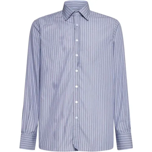 Striped Cotton Shirt , male, Sizes: XL, 3XL, L, M - ETRO - Modalova