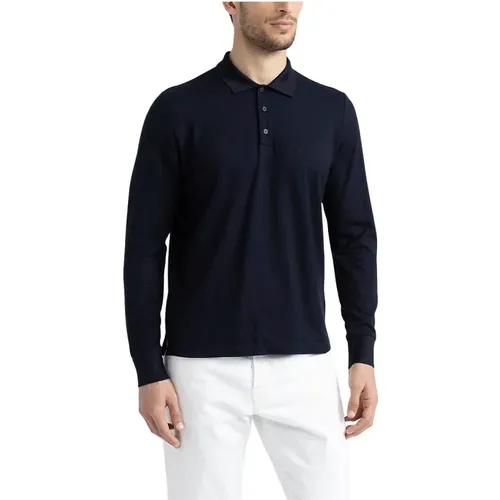 Weiches Baumwoll- und Tencel-Piqué-Poloshirt , Herren, Größe: XL - PESERICO - Modalova