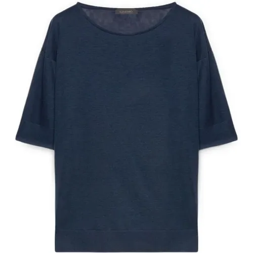 Chices T-Shirt mit geviertelten Ärmeln , Damen, Größe: XL - Elena Mirò - Modalova