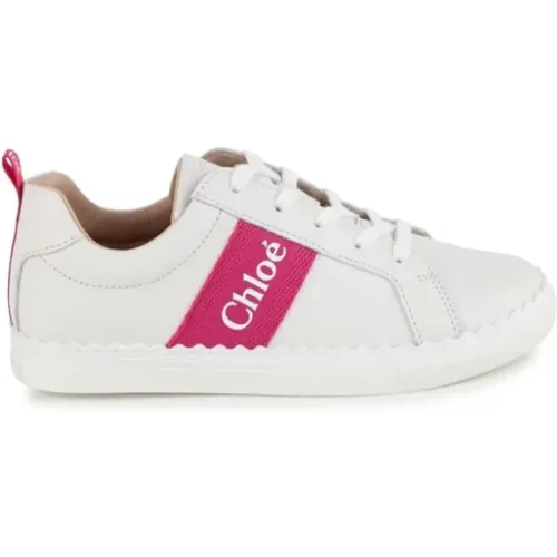 Weiße Lauren Low Sneakers Chloé - Chloé - Modalova