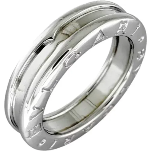 Pre-owned Jewellery, female, , Size: ONE SIZE Pre-owned White Gold rings - Bvlgari Vintage - Modalova