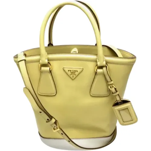 Pre-owned Tote Bags, female, , Size: ONE SIZE Pre-owned Leather prada-bags - Prada Vintage - Modalova