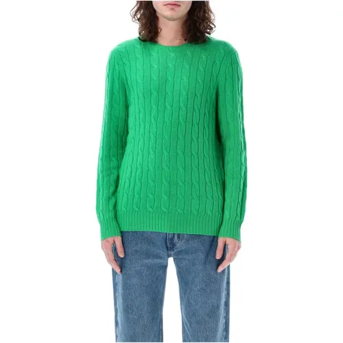 Cable-Knit Jumper , male, Sizes: M, L - Ralph Lauren - Modalova