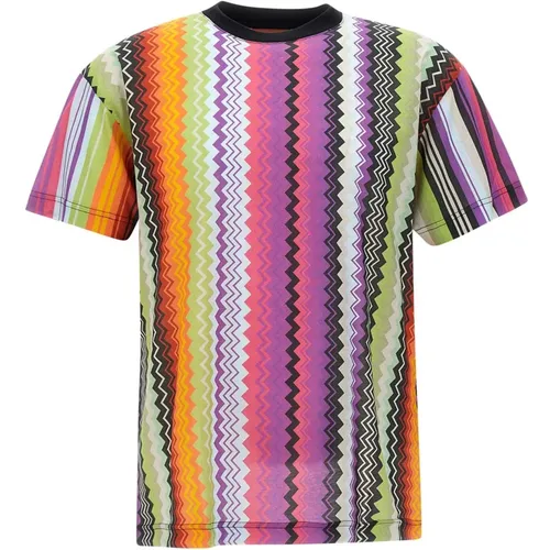 T-Shirts, male, , Size: L T-shirts and Polos MultiColour - Missoni - Modalova