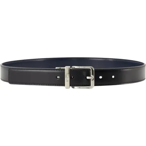 Belts, male, , Size: 95 CM Reversible Leather Belt Collection - Dior - Modalova