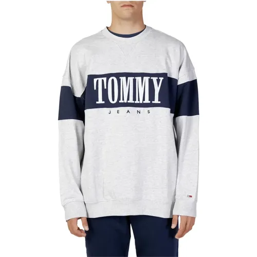 Tommy Hilfiger Jeans Mens Sweatshirt , male, Sizes: 2XL - Tommy Jeans - Modalova