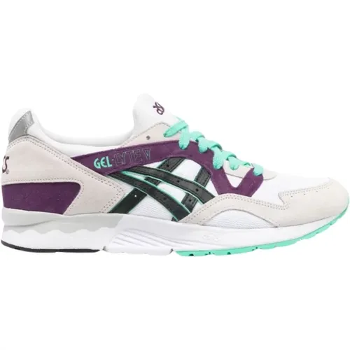 White Mesh Sneakers , female, Sizes: 1 1/2 UK - ASICS - Modalova