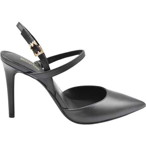 Schwarze Flache Schuhe Stilvolles Design , Damen, Größe: 38 1/2 EU - Michael Kors - Modalova