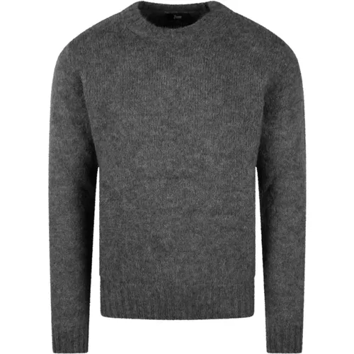 Alpaca Crew Neck Sweater , male, Sizes: XL, L, S - Herno - Modalova