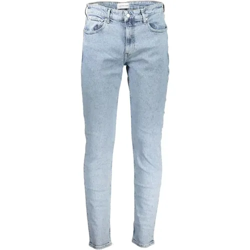 Hellblaue Slim Taper Jeans , Herren, Größe: W31 L32 - Calvin Klein - Modalova