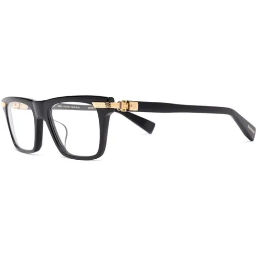 Glasses, male, , Size: 53 MM Classic Optical Frame - Balmain - Modalova