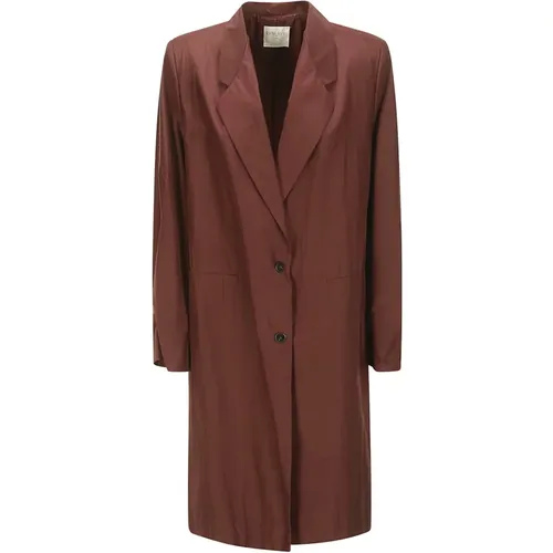 Chic Taffetas Coat , female, Sizes: M - Forte Forte - Modalova