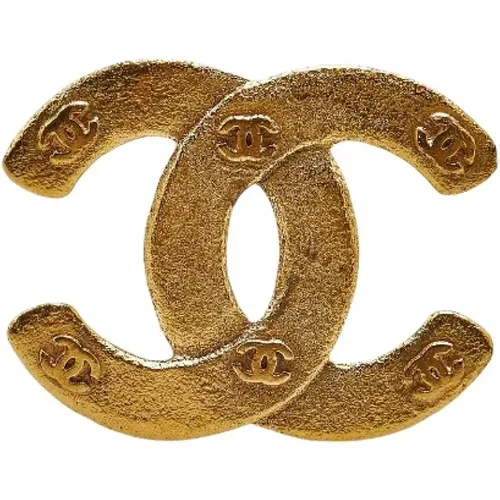 Pre-owned Jewellery, female, , Size: ONE SIZE Pre-owned Metal brooches - Chanel Vintage - Modalova