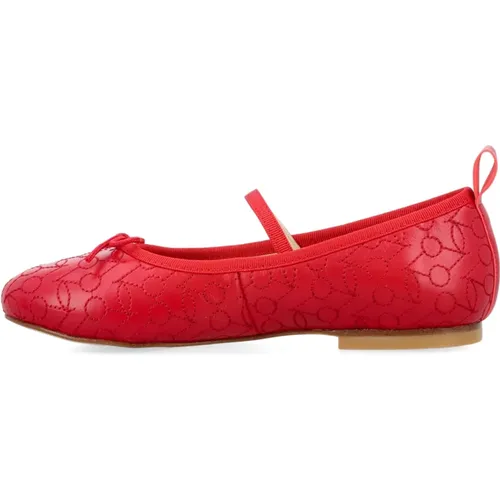 Rote Mary Jane Espadrilles Schuhe - Bonpoint - Modalova