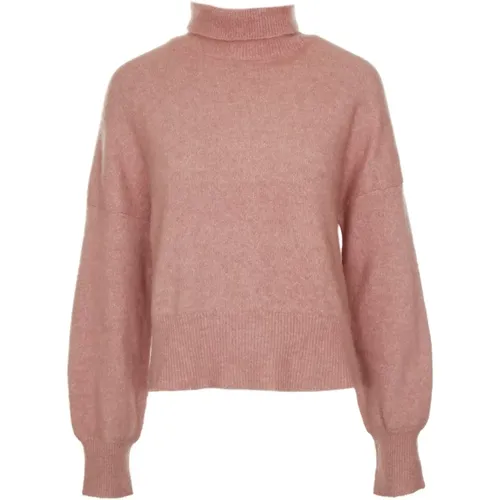 Fluffy Turtleneck Pullover Nola , Damen, Größe: L - Samsøe Samsøe - Modalova