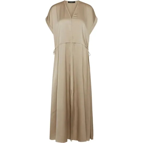 Acaciabbgalina Kleid Plaza Taupe , Damen, Größe: M - Bruuns Bazaar - Modalova