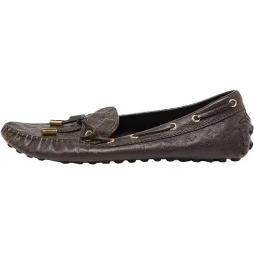 Pre-owned Flats, female, , Size: 7 US Pre-owned Leather flats - Louis Vuitton Vintage - Modalova