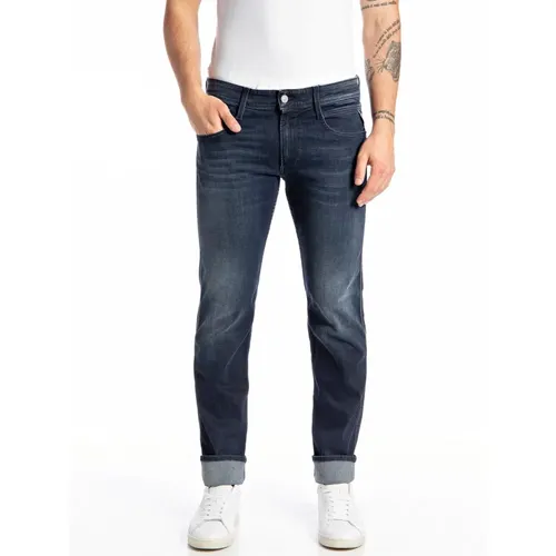 Regular Fit Comfort Jeans für Herren , Herren, Größe: W33 - Replay - Modalova