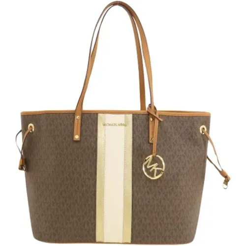 Pre-owned Tote Bags, female, , Size: ONE SIZE Pre-owned Canvas shoulder-bags - Michael Kors Pre-owned - Modalova