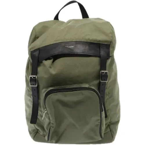 Pre-owned Backpacks, male, , Size: ONE SIZE Pre-owned Canvas backpacks - Yves Saint Laurent Vintage - Modalova