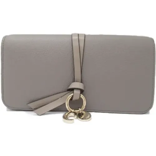 Pre-owned Wallets, female, , Size: ONE SIZE Pre-owned Leather wallets - Chloé Pre-owned - Modalova