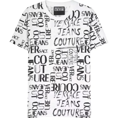 T-Shirts , male, Sizes: L - Versace Jeans Couture - Modalova