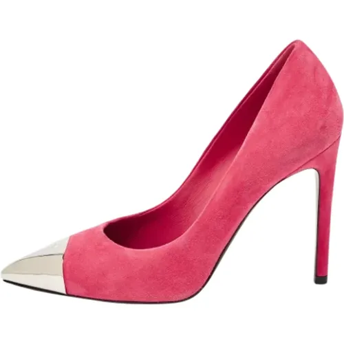 Pre-owned Pumps, female, , Size: 6 1/2 US Pre-owned Suede heels - Louis Vuitton Vintage - Modalova