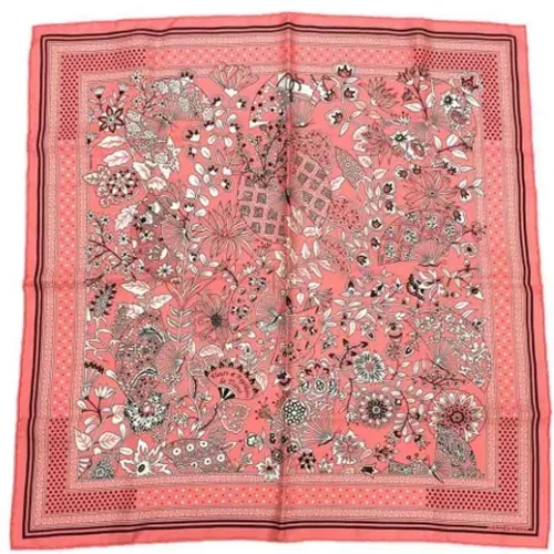 Pre-owned Scarves, female, , Size: ONE SIZE Pre-owned Silk scarves - Hermès Vintage - Modalova