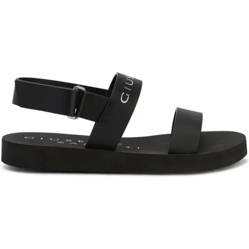 Flat Sandalen , Herren, Größe: 43 EU - giuseppe zanotti - Modalova