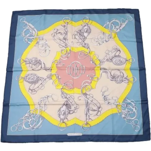 Pre-owned Scarves, female, , Size: ONE SIZE Pre-owned Silk scarves - Hermès Vintage - Modalova