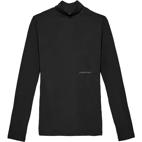 Rollkragenpullover Aus Bi-Elastischem, Langärmeligem Stoff Mit Aufdruck , Damen, Größe: XS - HINNOMINATE - Modalova