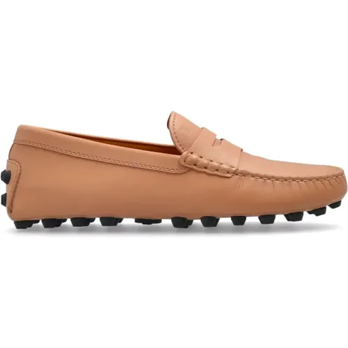 Loafers, female, , Size: 10 US Leather moccasins - TOD'S - Modalova