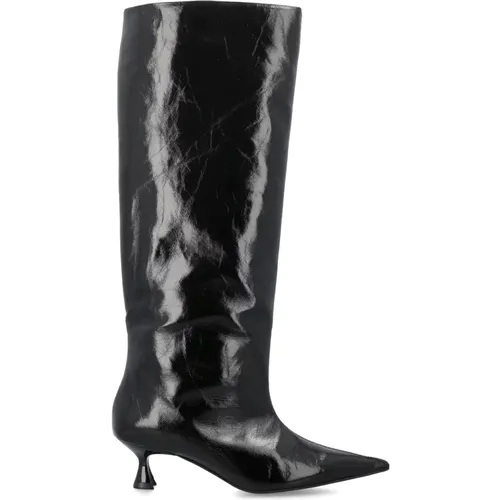 Closed High Heel Boots , female, Sizes: 4 UK - Ganni - Modalova