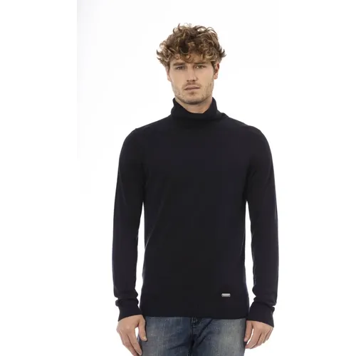 Turtlenecks, male, , Size: 3XL Trendy Sweater with Long Sleeves - Baldinini - Modalova