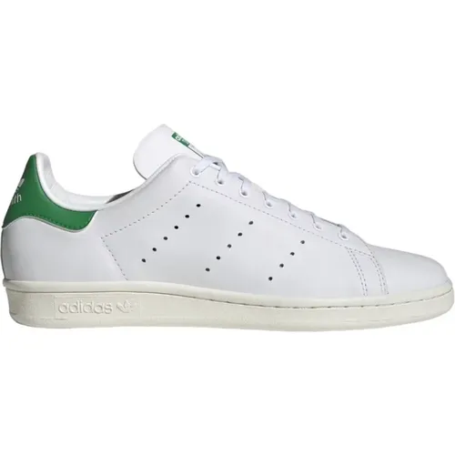 Leather Sneakers with Printed Logo , male, Sizes: 4 UK - Adidas - Modalova