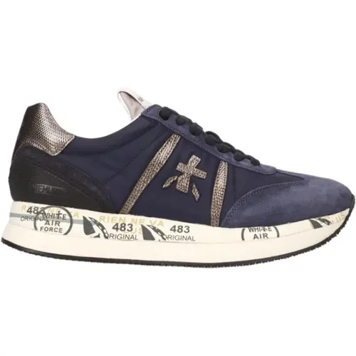 Sneakers, male, , Size: 7 US Suede and Fabric Sneakers - Premiata - Modalova