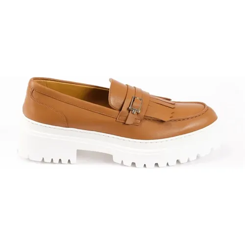 Chunky Loafer mit Logo-Schnalle , Damen, Größe: 41 EU - Testoni - Modalova